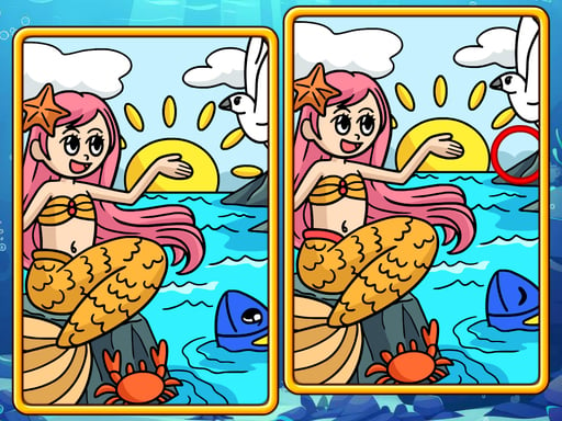 Mermaids: Spot The Differences